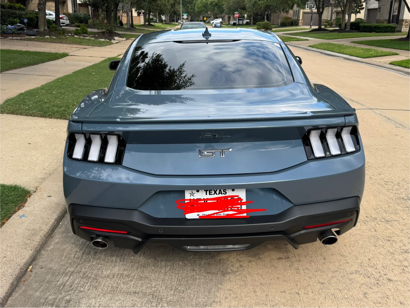 Customer photo review of 2024 + Ford Mustang S650 Euro Style Taillights Amber Turn Signal Sequential