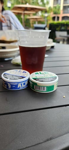 Customer photo review of Chilled Mint Nicotine Pouches