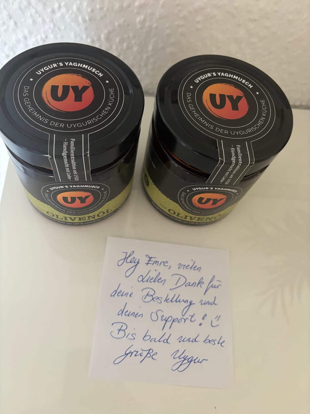 Customer photo review of Uygur's Yaghmusch®  Bundle - Olivenöl