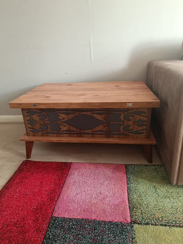 Customer photo review of Magic Stone Extendable Coffee & Dining Table 6 in 1