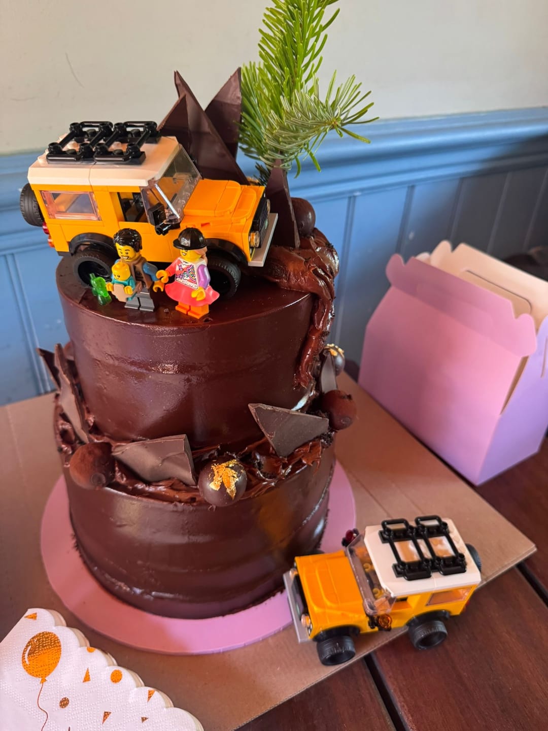 Customer photo review of 2 Tier Ultimate Chocolate Cake