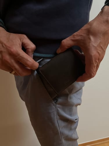 Customer photo review of Flap Boy - Magic Wallet with Coin Pocket