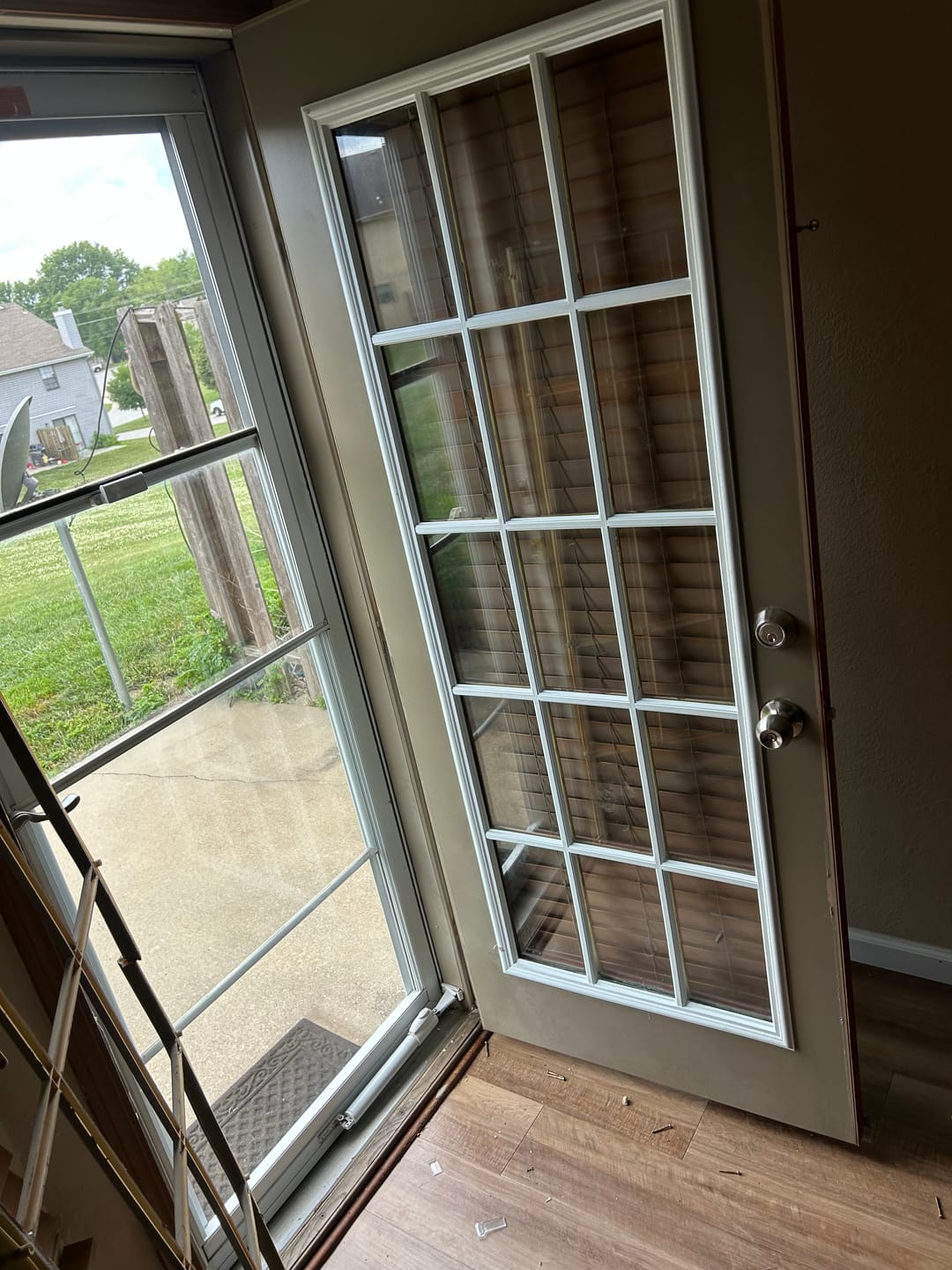 Customer photo review of Full Lite Frame Kit with 15 Grids