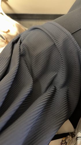 Customer photo review of Ribbed Jersey Hijab - Blackberry