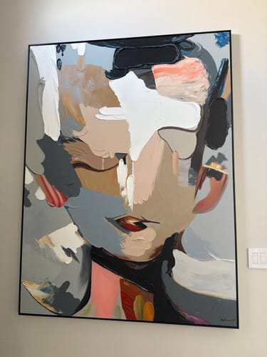 Customer review photo for Colorful Painting #CA048