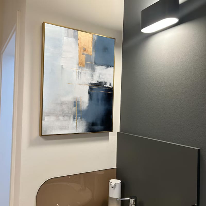 Customer photo review of Abstract Painting Canvas #AP123