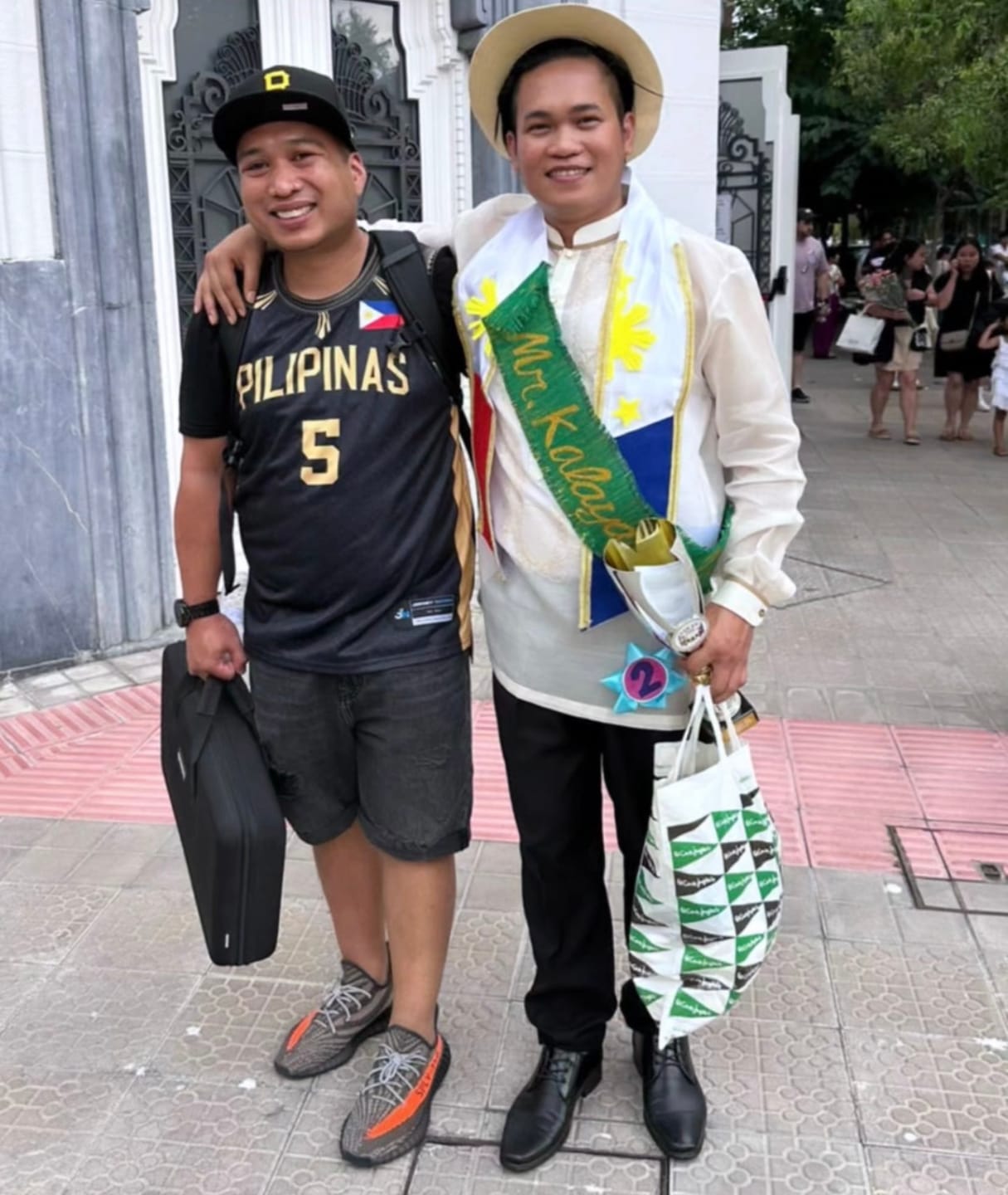 Customer photo review of Philippines 'Luzviminda' Custom Basketball Jersey