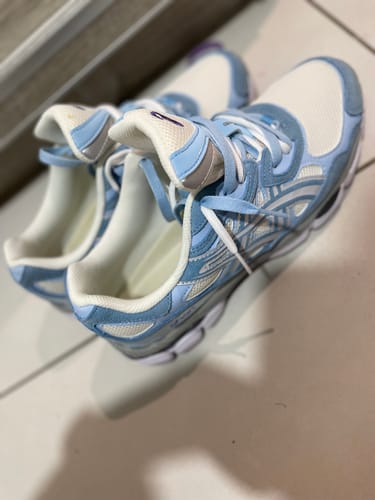 Customer photo review of ASICS Gel NYC - Cream Arctic Sky