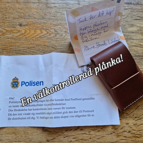 Customer photo review of Slimmad plånbok i äkta läder