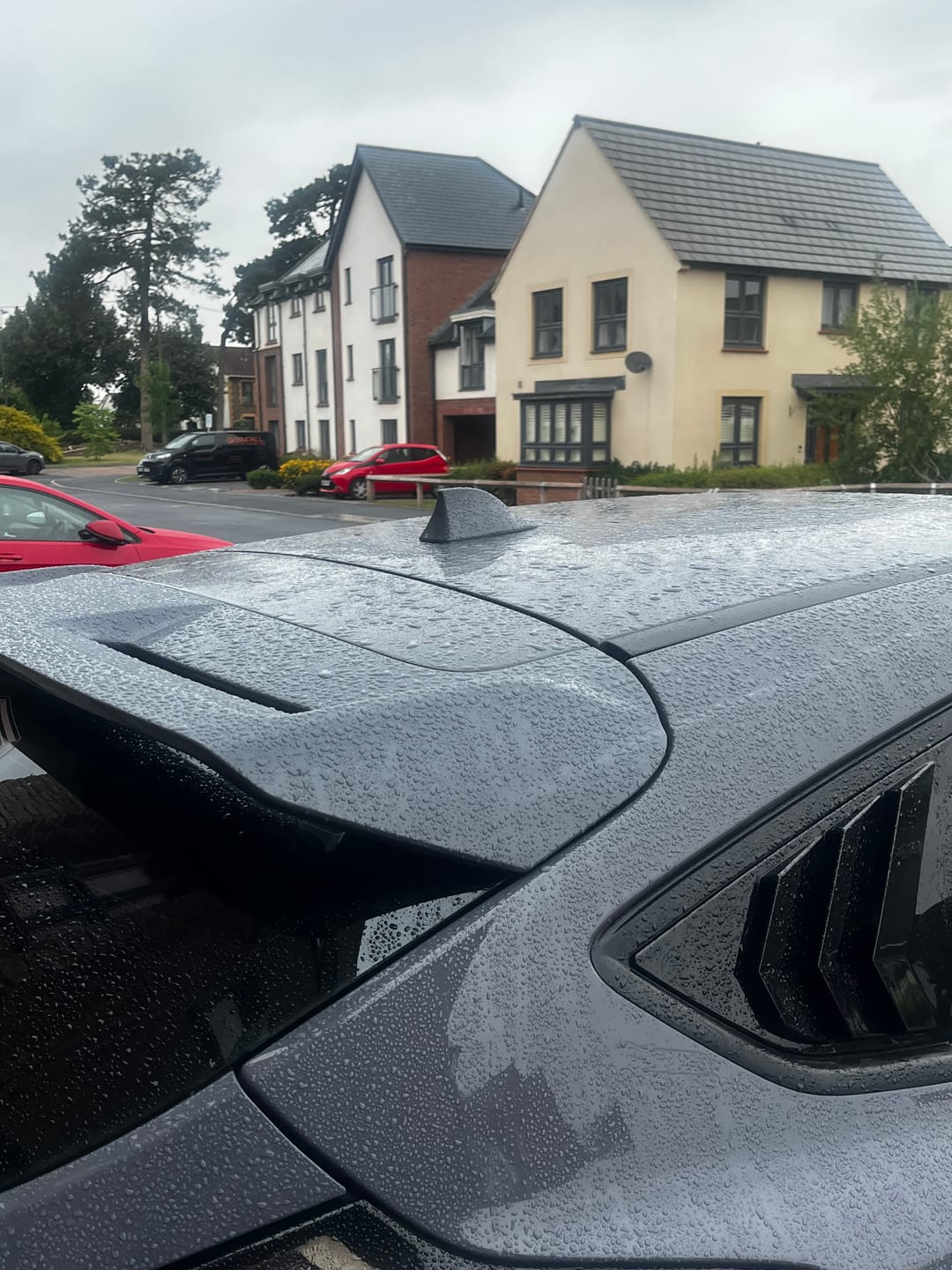 Customer photo review of 'Shark Fin' Aerial (Painted) - Mk3/3.5 Ford Focus / Mk8 Ford Fiesta