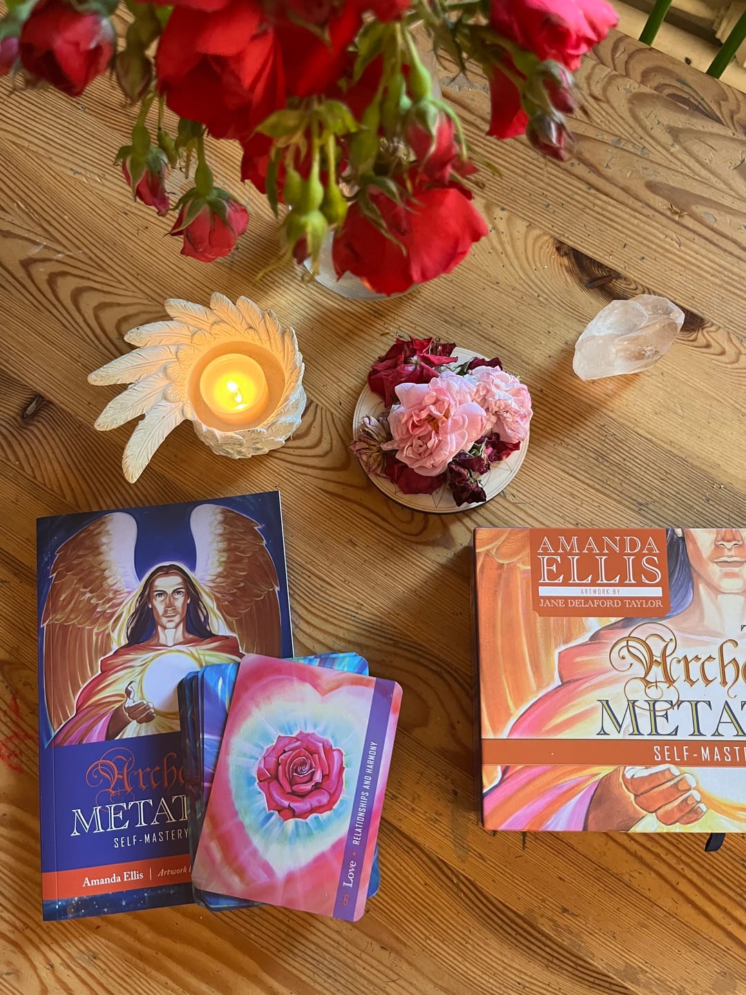 Customer photo review of Archangel Metatron Oracle kortos Schiffer Publishing