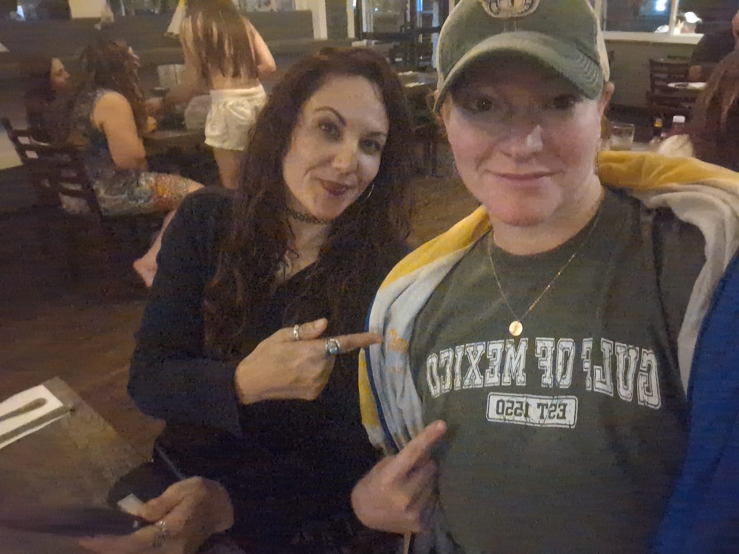 Customer photo review of Retro Gulf Of Mexico, Varsity, Vintage, Established 1550 Tshirt Comfort Colors T-Shirt