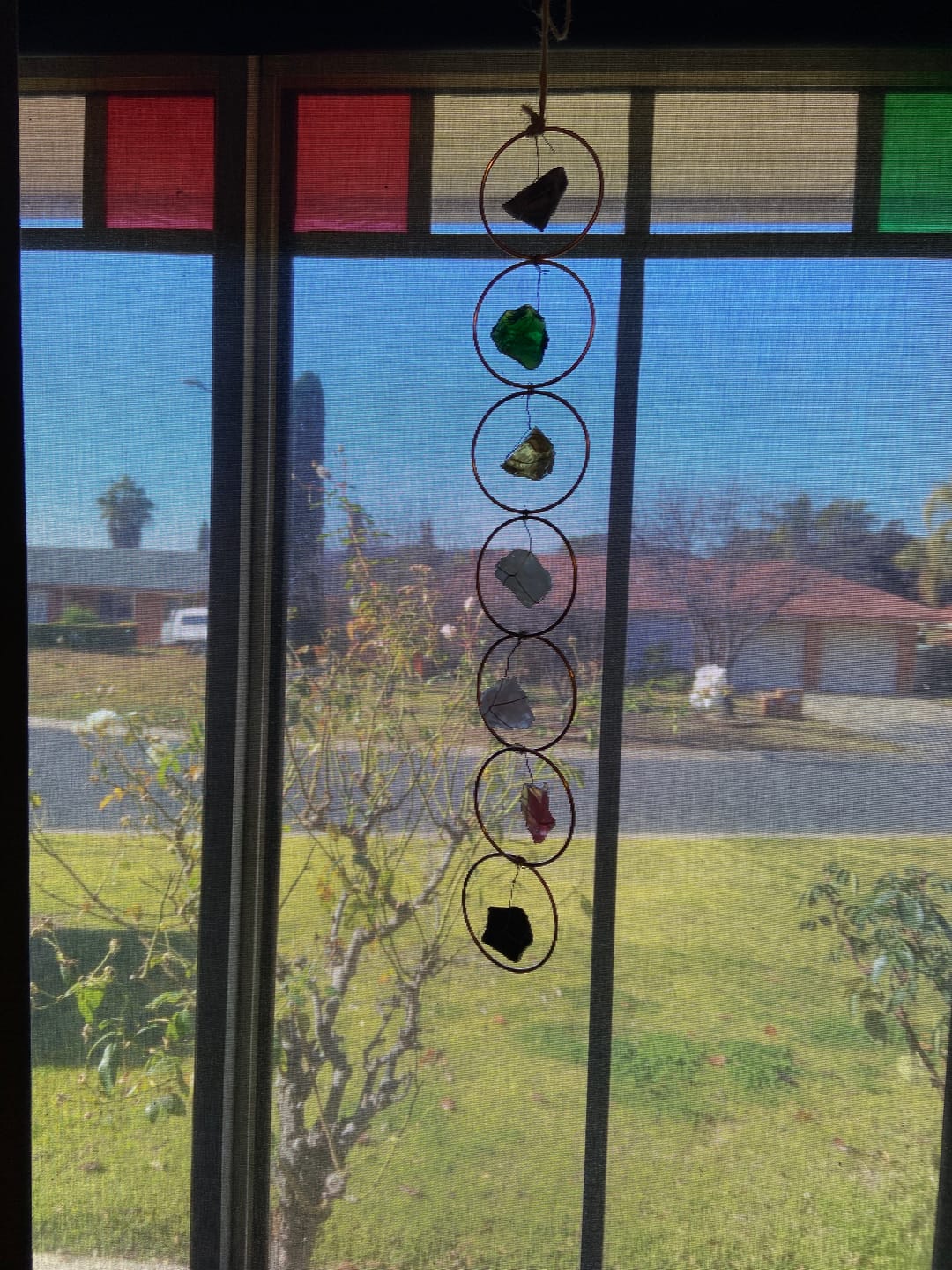 Customer photo review of Natural Stones Magic Wind Chime