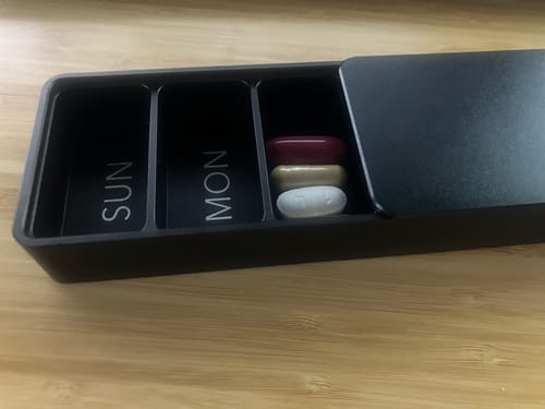 Customer photo review of Weekly Vitamin Case