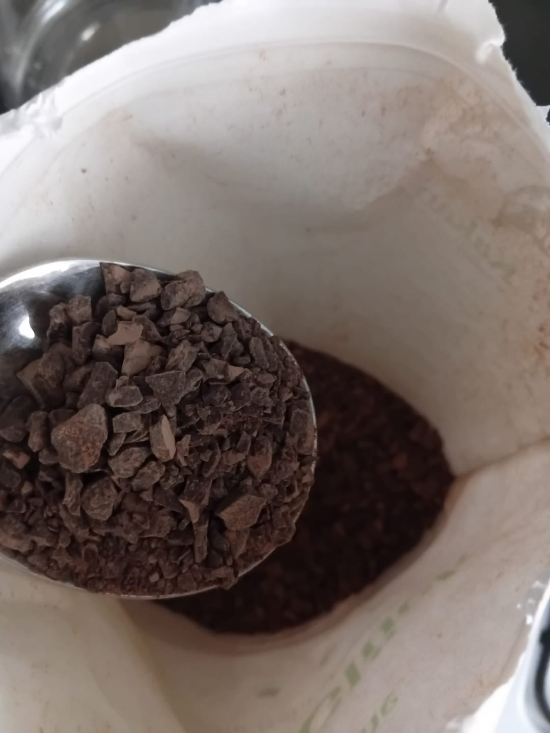 Customer photo review of Bio Kakao Glück 1 kg (100% Bio Roh Kakao)