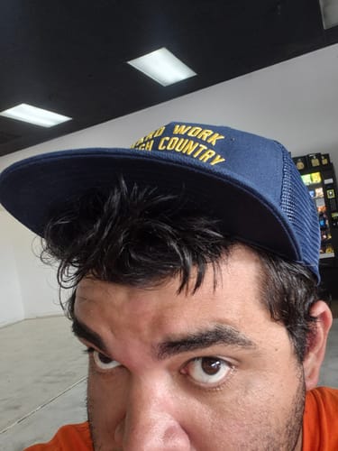 Customer photo review of Big Tall Trucker Hat