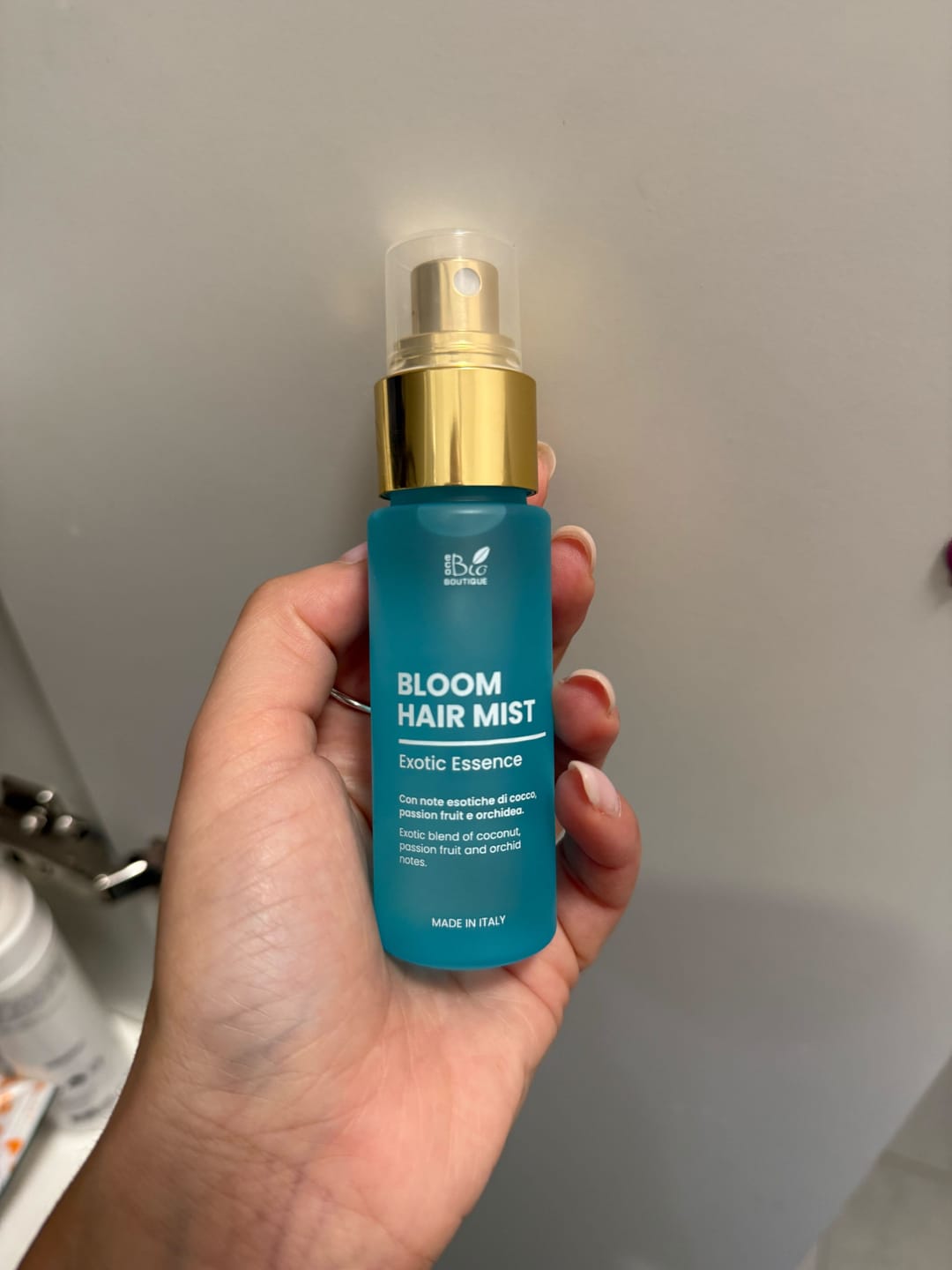 Customer photo review of Bloom Hair Mist