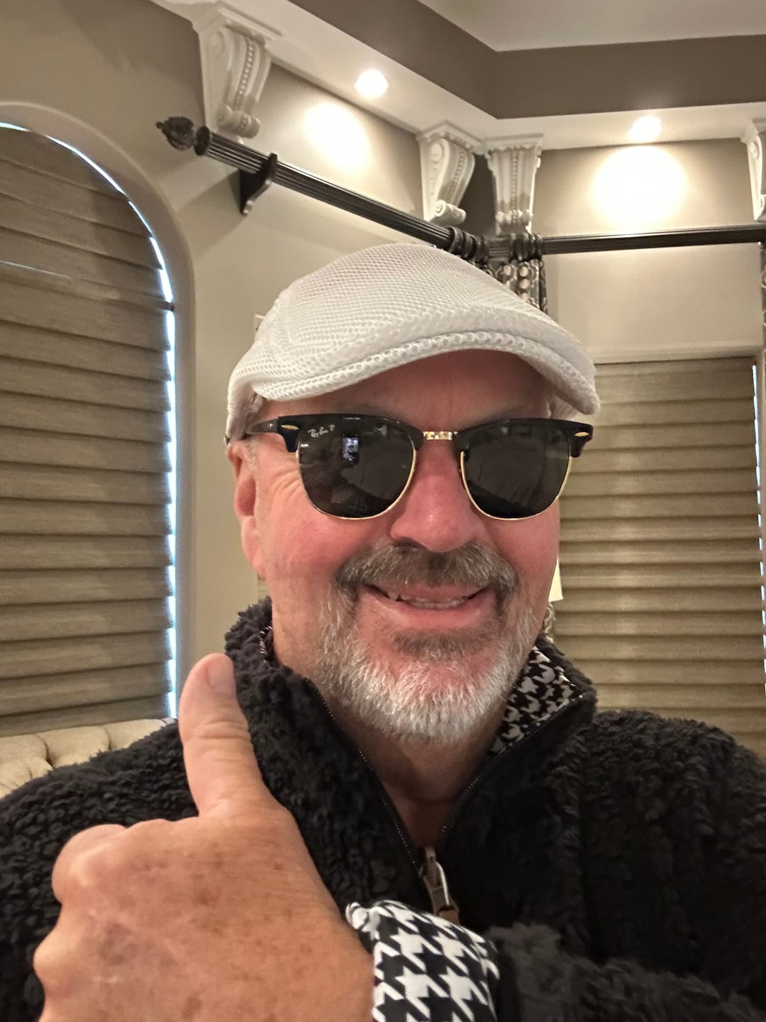 Customer photo review of Reversible Sherpa 1/4 Zip