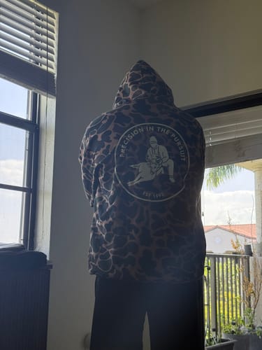 Customer photo review of Custom Heavyweight Camo-Styled Hoodie - IND4000