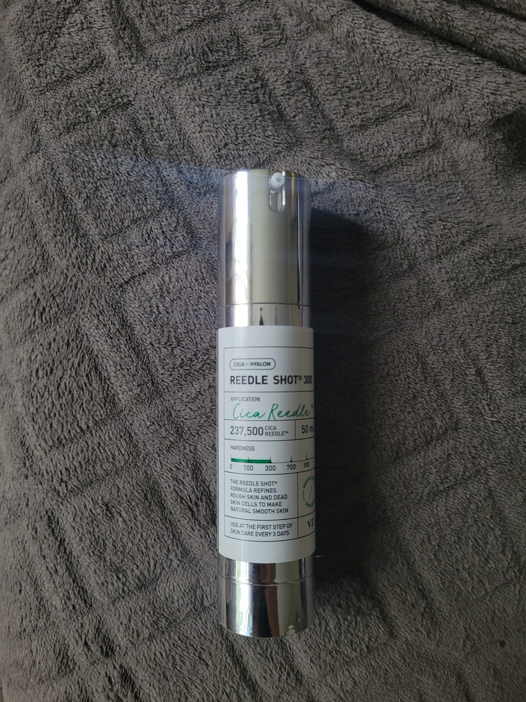 Customer photo review of Intensīvs serums-būsteris ar mikroadatām VT Cosmetics Reedle Shot 300