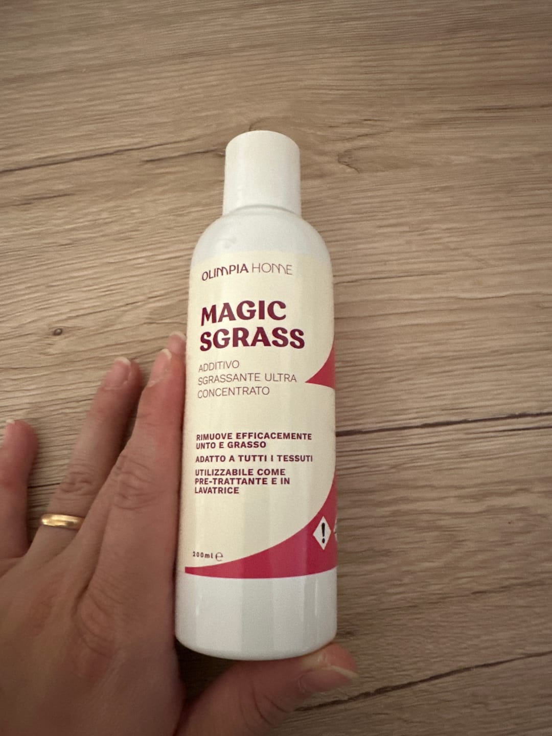 Customer photo review of Magic Sgrass - Additivo Sgrassante Ultraconcentrato Ml.200