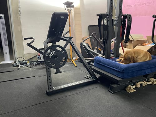 Customer photo review of Riot Chest Supported Lat Row Bench