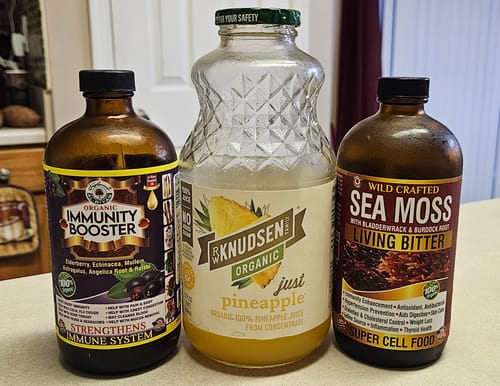 Customer photo review of Organic Sea Moss Living Bitter 16oz