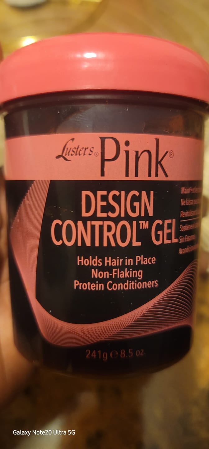 Customer photo review of Luster's Pink Design Control Gel / Styling Gel 241 g