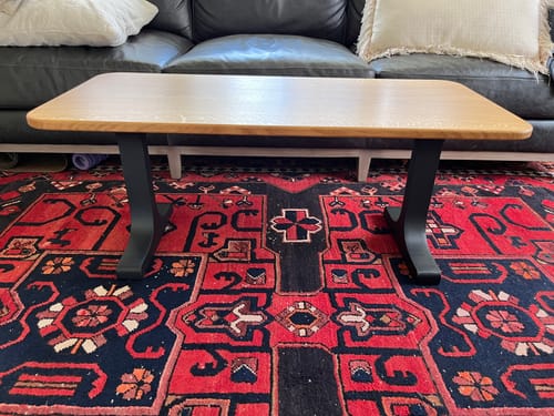 Customer photo review of Bench Legs 102 Wineglass 16H Metal Outdoor Furniture