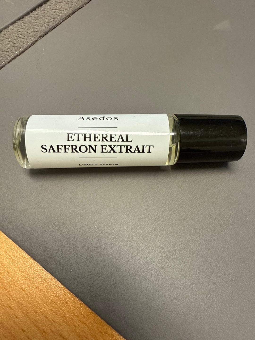 Customer photo review of ETHEREAL SAFFRON EXTRAIT PERFUME OIL