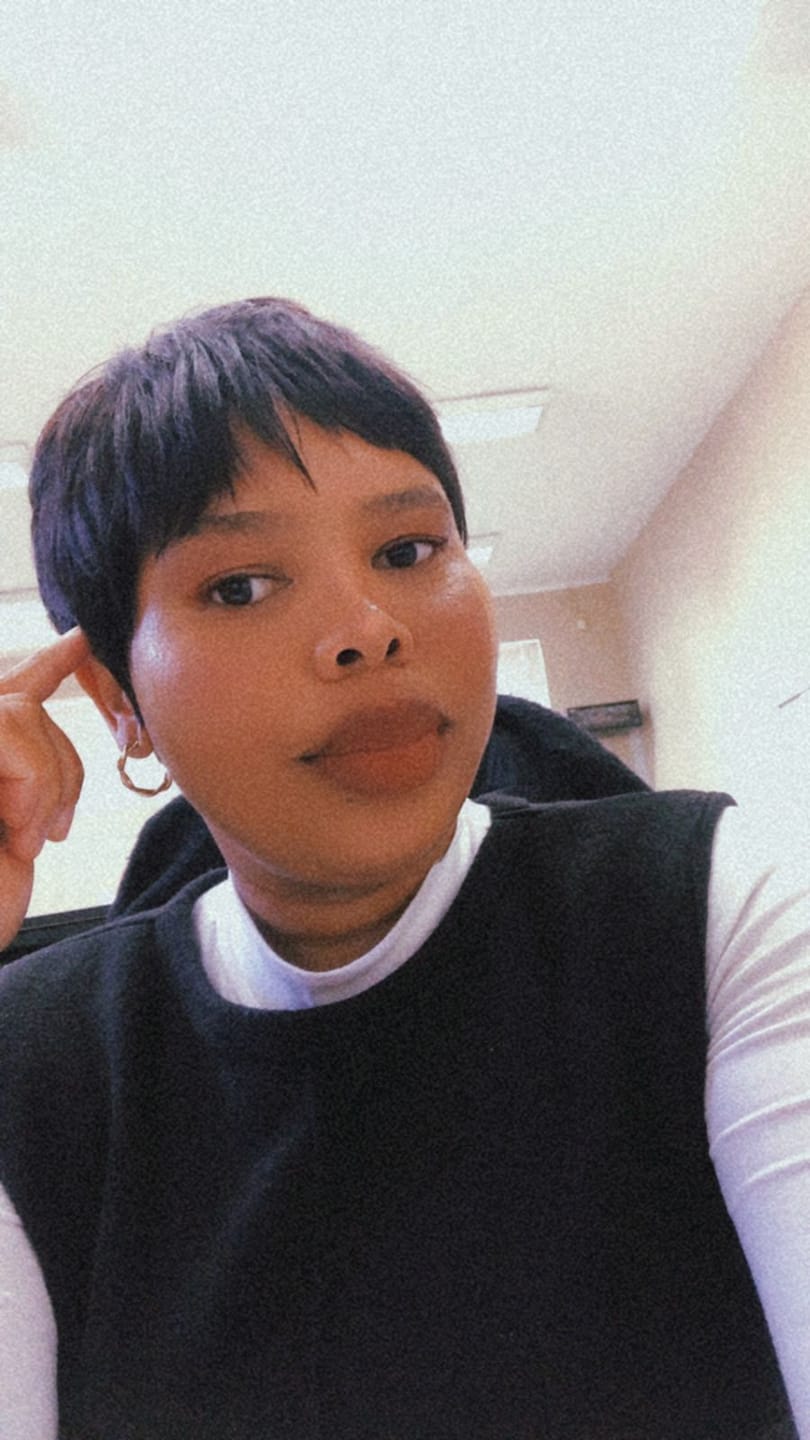 Customer photo review of Chic Pixie Cut Wig - Trendy and Natural Human Hair
