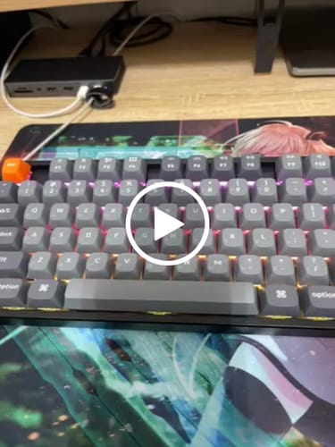 Customer video review of Keychron K8 Max QMK 無線機械式鍵盤(注音版本)