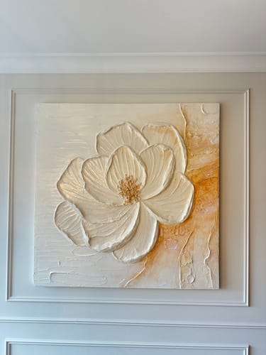 Customer review photo for Plaster Art Texture Painting #SG331