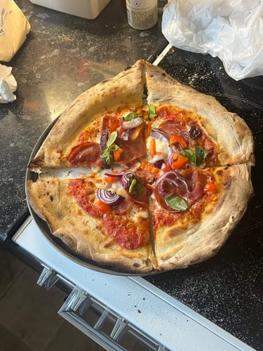 Customer photo review of Sourdough Pizza Bases