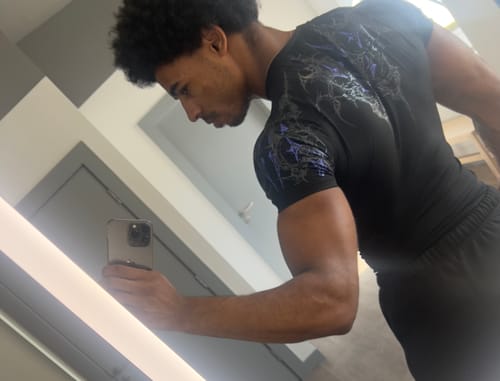 Customer photo review of Void Tech™ Cyber Skeleton Compression [DUSK]
