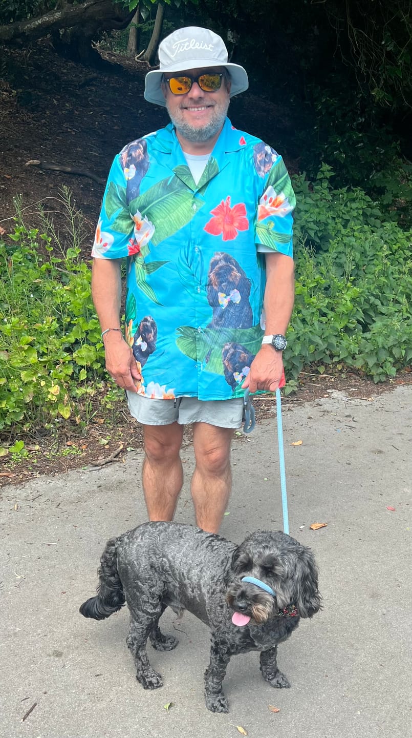 Customer photo review of Your photo - Personalised Hawaiian Shirt
