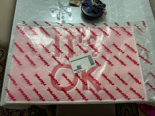 Customer photo review of Retaja- Printed Bath Mat