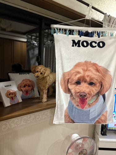 Customer photo review of Petcanva©オーダーメイド ペット似顔絵