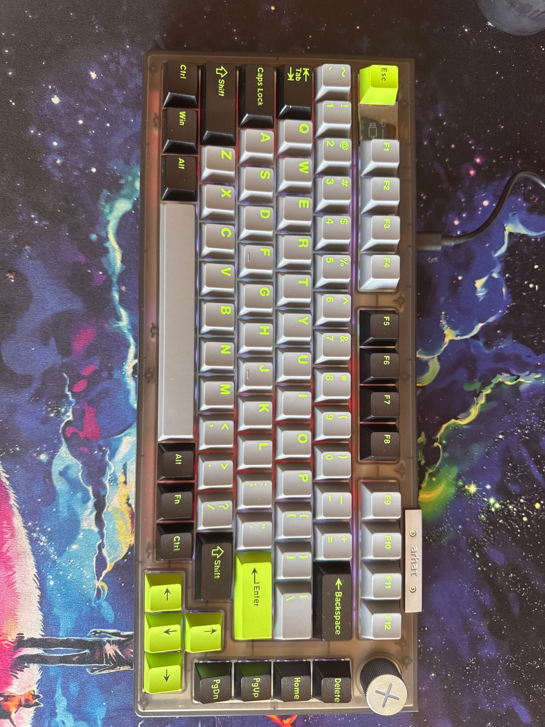 Customer photo review of Darmoshark Top75 Mekanik Klavye
