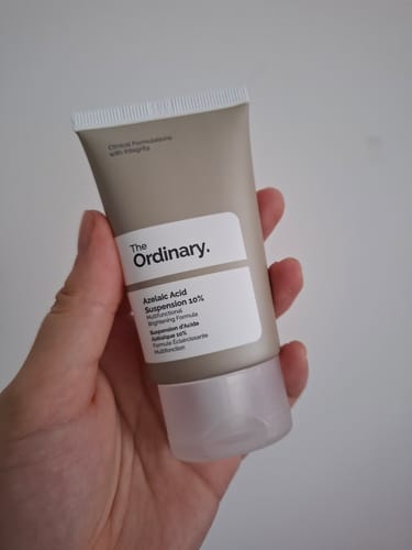 Customer photo review of Azelaic Acid 10% Suspension Brightening Cream