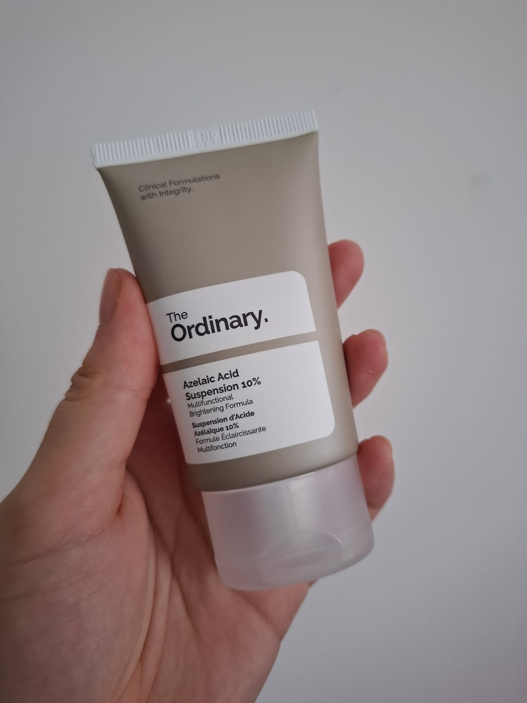 Customer photo review of Azelaic Acid 10% Suspension Brightening Cream