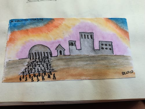Customer photo review of 120 Piece Watercolour Pencil Set in Zip Up Case