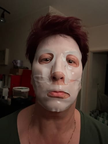 Customer photo review of Bio-Kollagen Gesichtsmaske