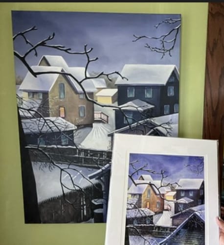 Customer photo review of 11x14 Matting Package Print