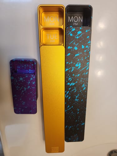 Customer photo review of Weekly AM-PM Vitamin Case 2.0