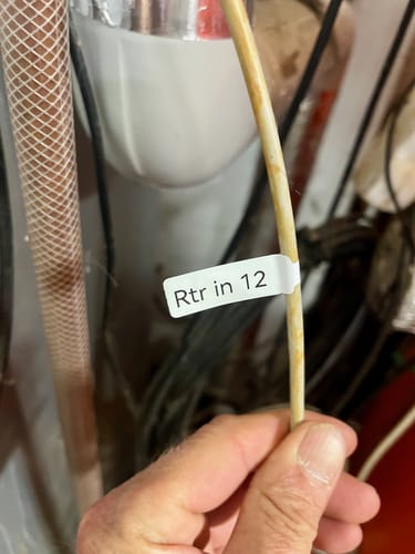 Customer photo review of Cable Labels, Efficient Cable Management