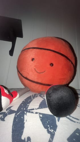 Customer photo review of Amuseable Sports Basketball | Jellycat