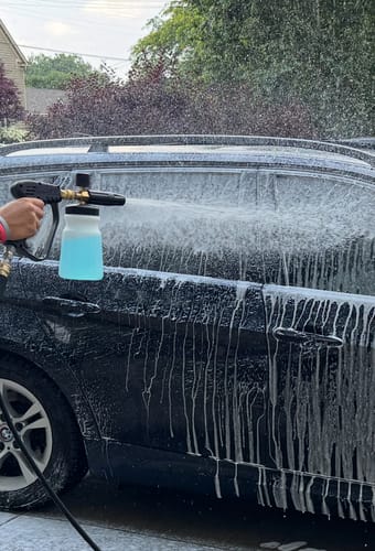 Customer photo review of Wide Mouth Foam Cannon