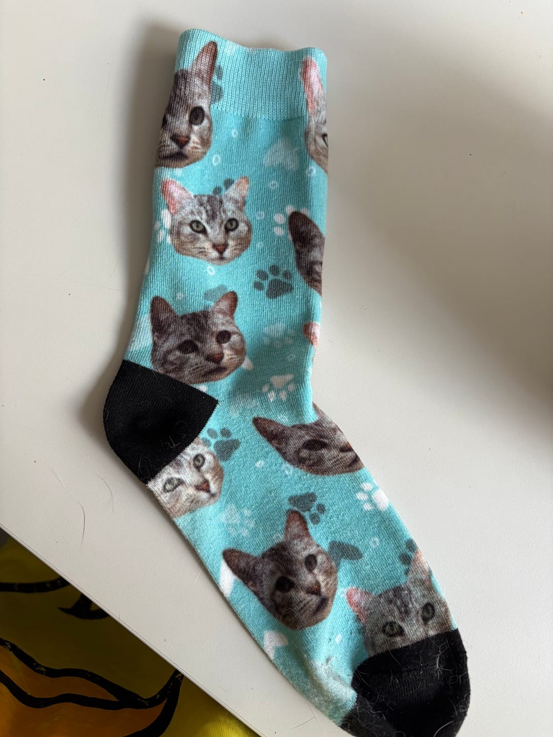 Customer photo review of Votre photo - Chaussettes personnalisées