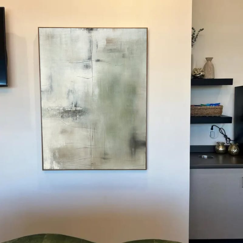 Customer photo review of Abstract Painting Canvas #AP171